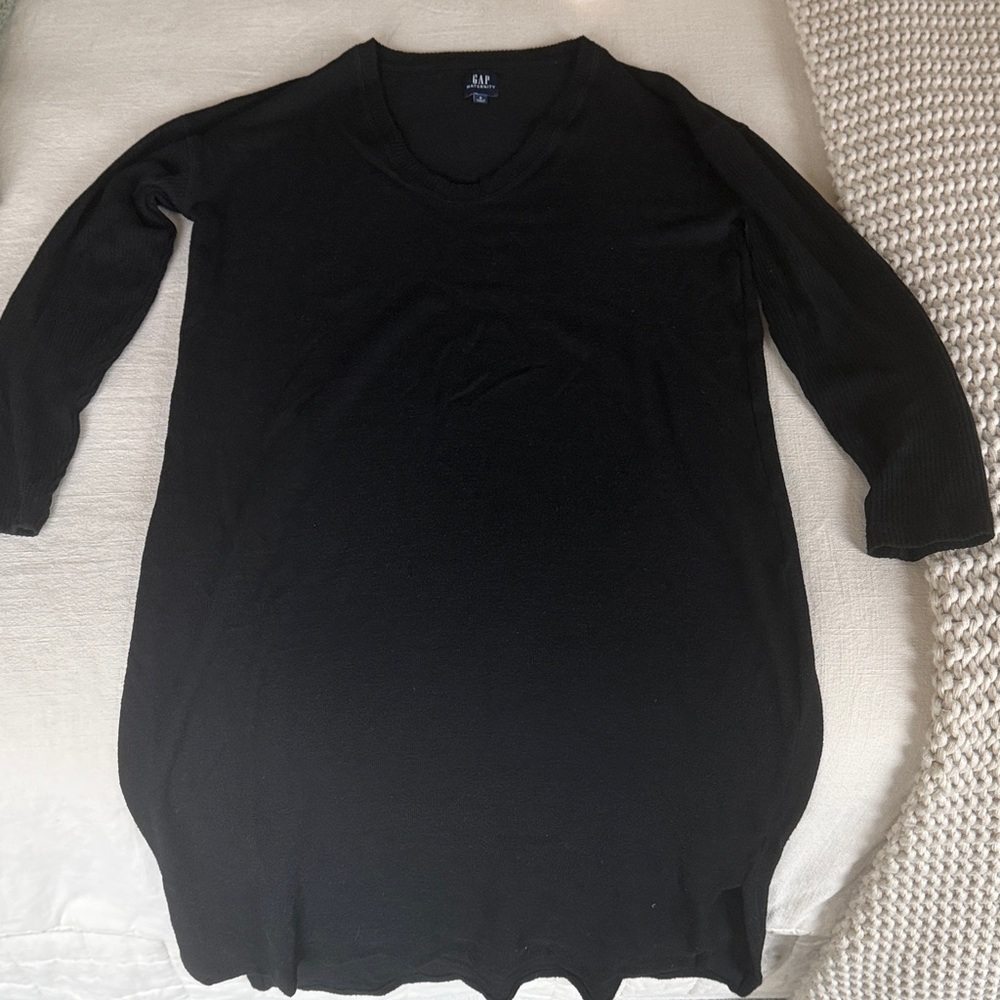 GAP Maternity Black Sweater Dress